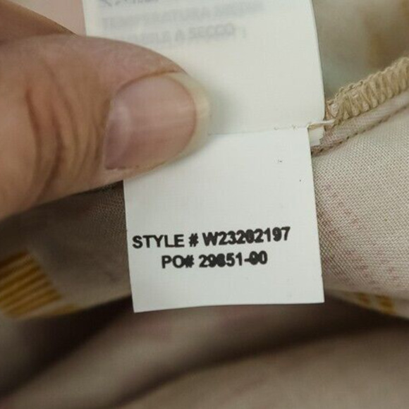 Prana Size XL Abstract Print V Neck Long Sleeve Tecel Lyocell Top Blouse Shirt - Picture 6 of 7